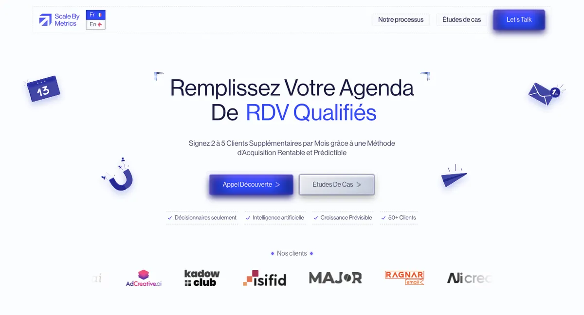 Scalebymetrics Fire your outbound agency in 4 months product screenshot