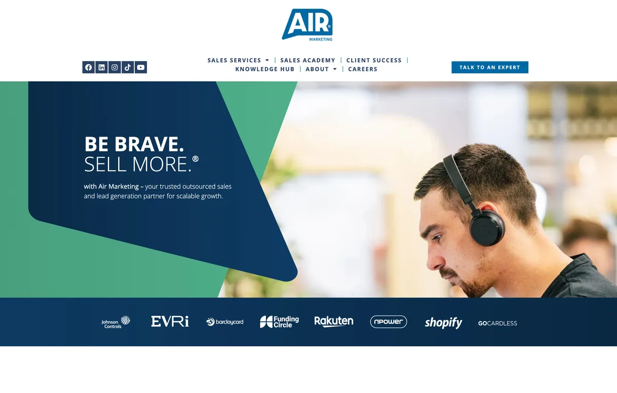 Air Marketing  The Outsourced Sales Department  product screenshot