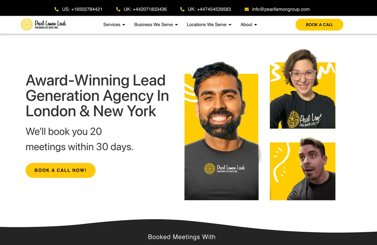 Pearl Lemon Leads  The Holistic Growth Hackers  product screenshot