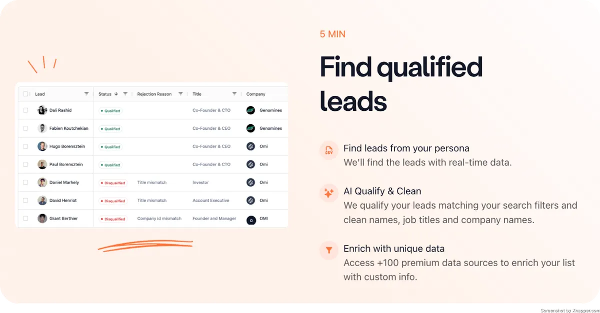 Step 1: Find the Right Prospects (Before They Even Know They Need You)  product screenshot
