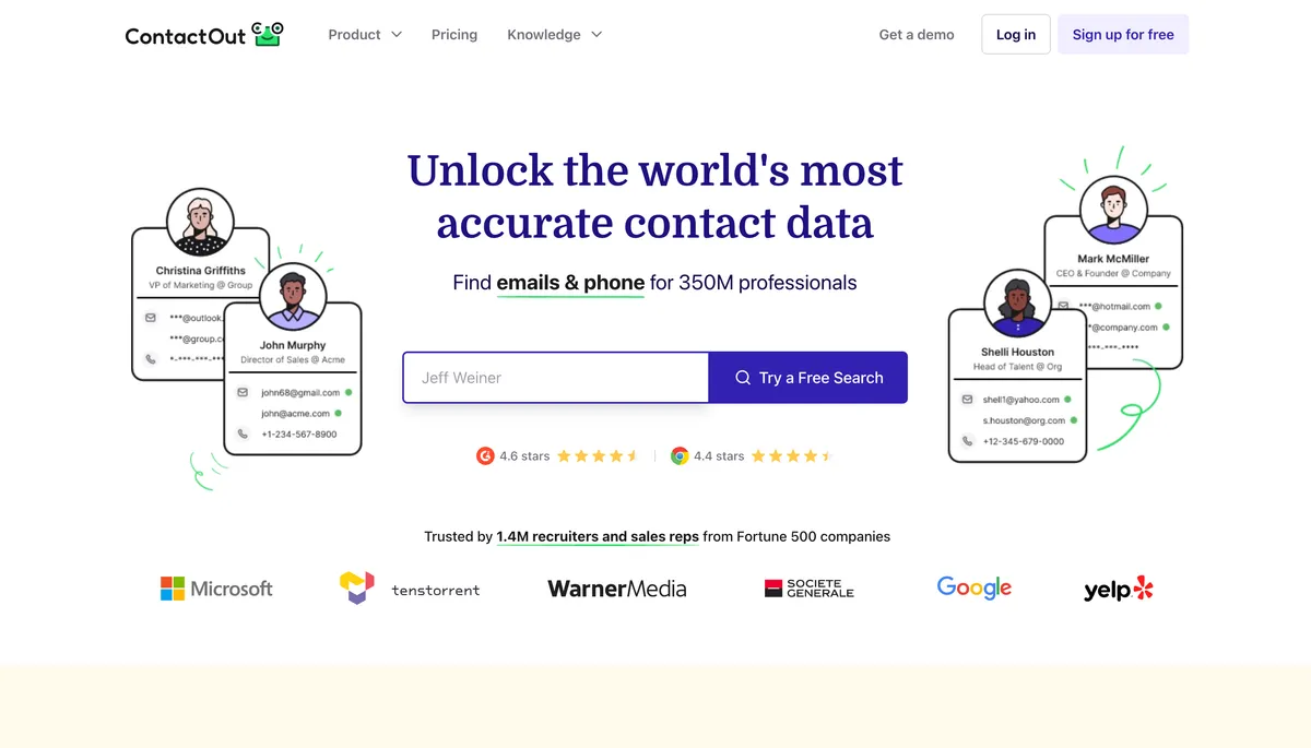 ContactOut – Best for Recruiter &amp; Sourcing Teams  product screenshot