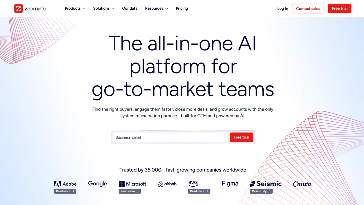 ZoomInfo – Best for Enterprise Sales Intelligence  product screenshot